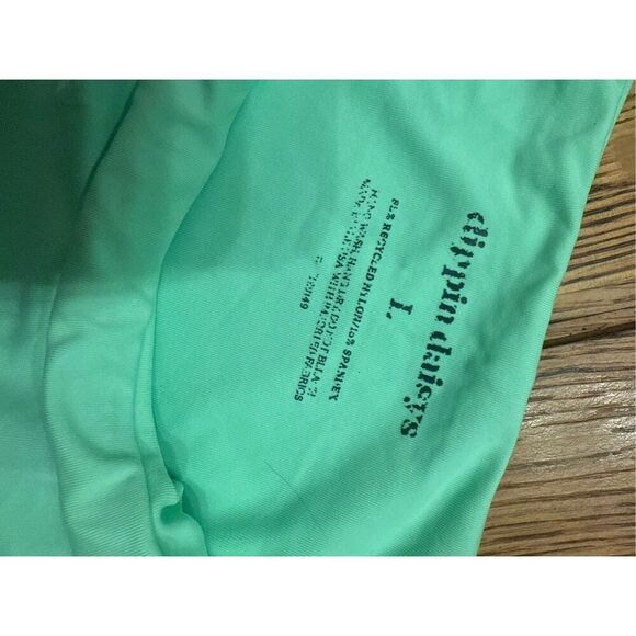 Dippin daisys green knit bikini bottoms size Large - Picture 3 of 4